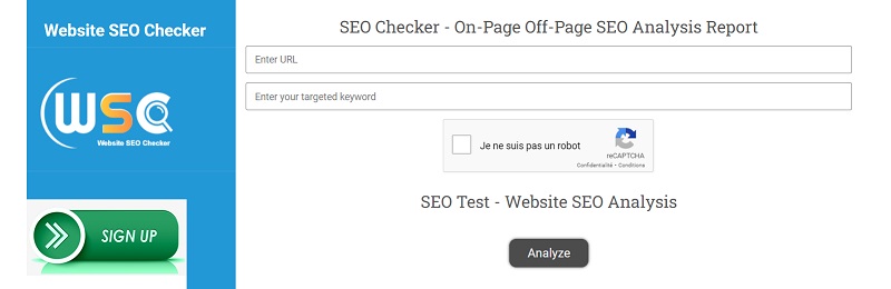 audit de site WebsiteSeoChecker