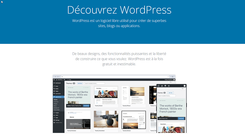 Présentation WordPress